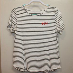 Old Navy striped tee